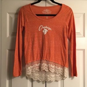 Oklahoma State Cowboys orange long sleeve
